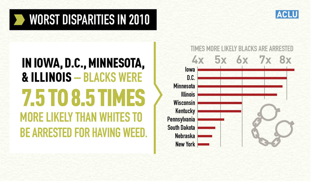 Bluebird Botanicals Worst Arrest Disparities