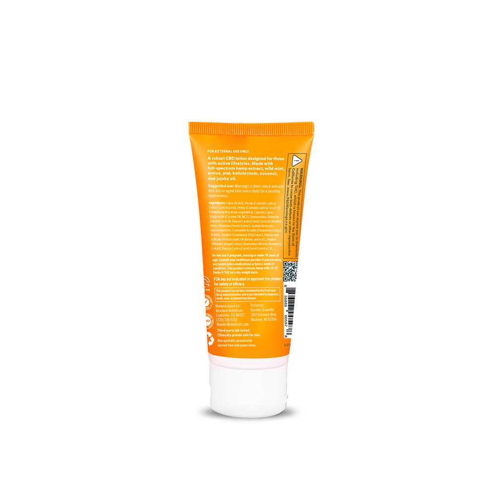 Sport CBD Lotion Topicals Bluebird Botanicals   